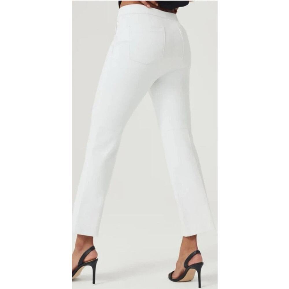 SPANX Pants 20373R On-The-Go Kick Flare Pants Classic White Spanx, Size XL